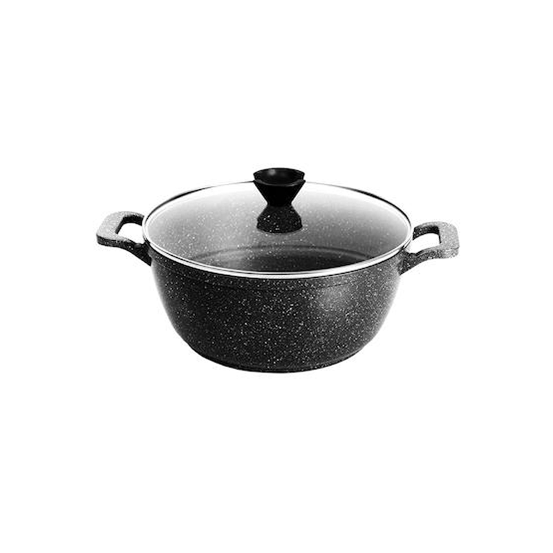 قابلمه کاندید سایز 16 گرانیت مدل پروانه مشکی